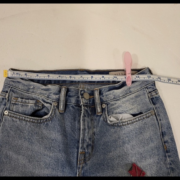 All Saints boy blue jeans. - Picture 4 of 8